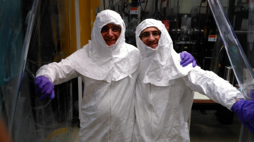 Working in clean room